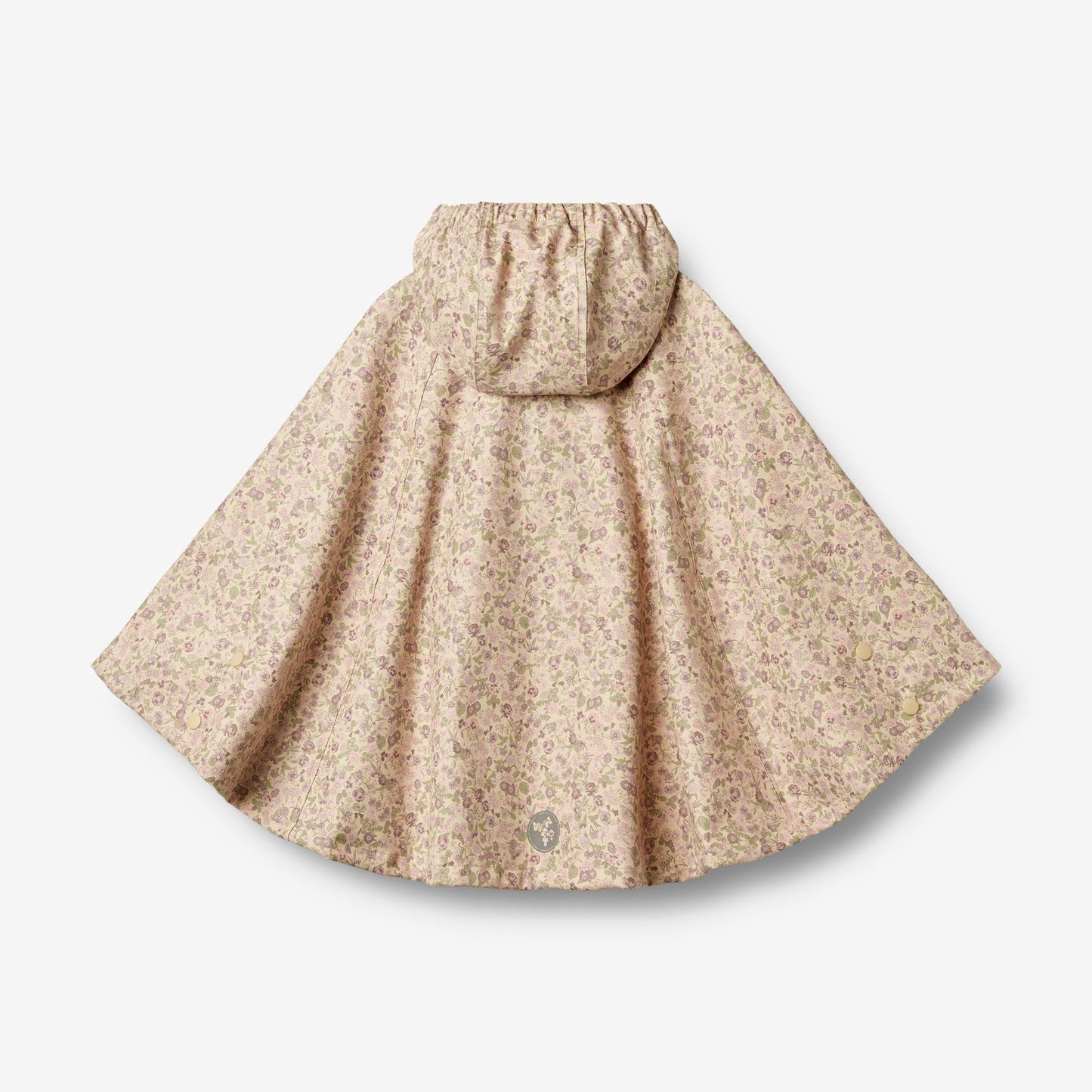 Children's rain cape - rose flower field