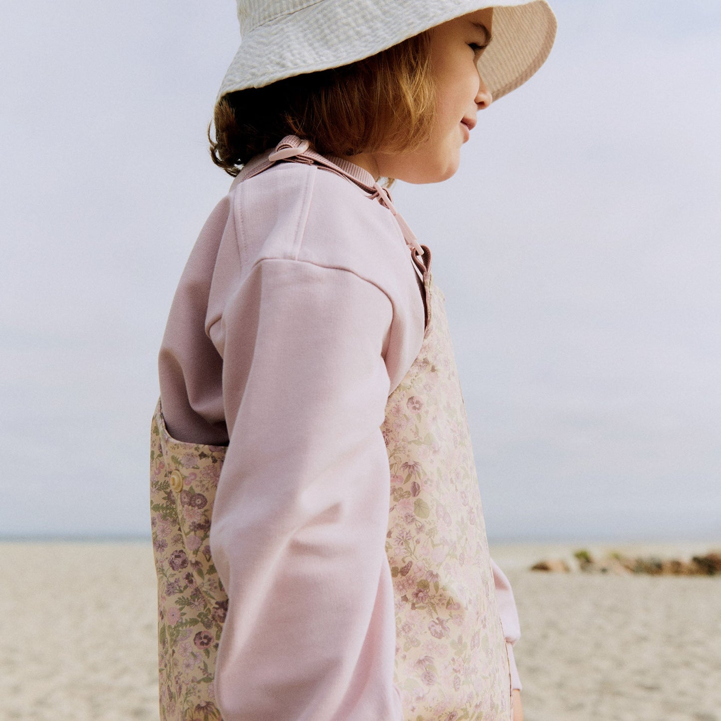Rainwear Charlo Overall - rose flower field